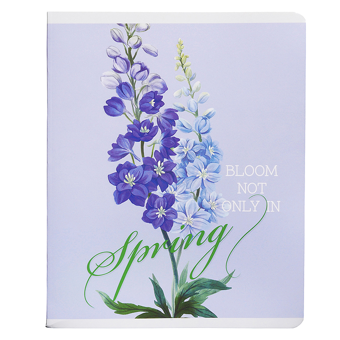 Тетрадь 48л. клетка "Spring" А5 скрепка