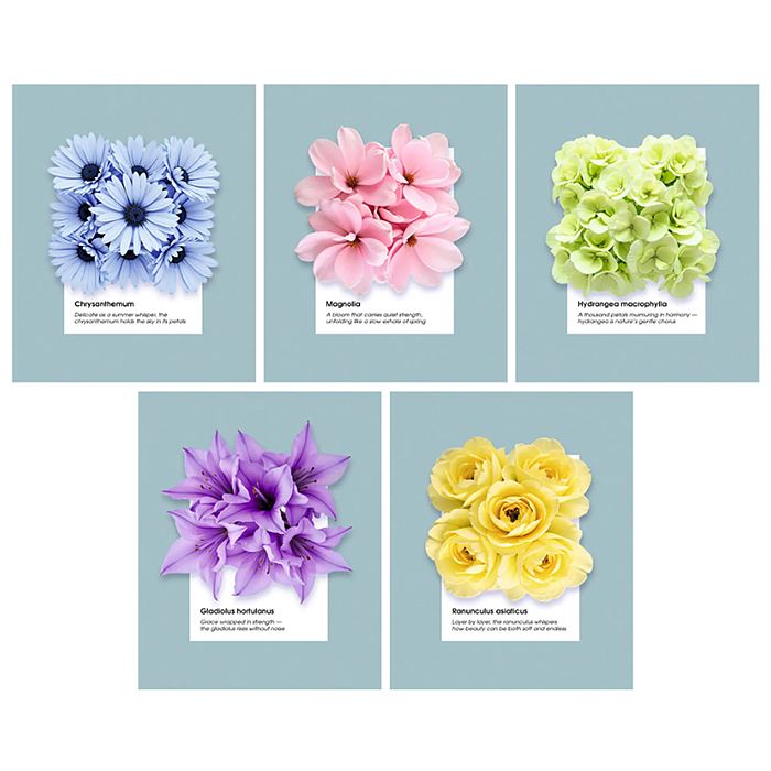 Тетрадь 48л. клетка серая "Гербарий"А5 скрепка