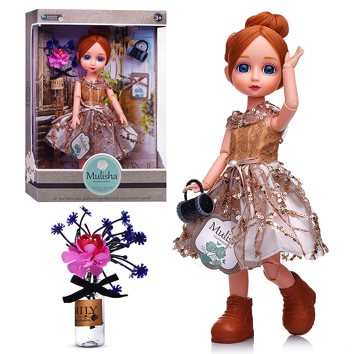 Кукла QJ098A "Анна" с акссесуарами,  в коробке