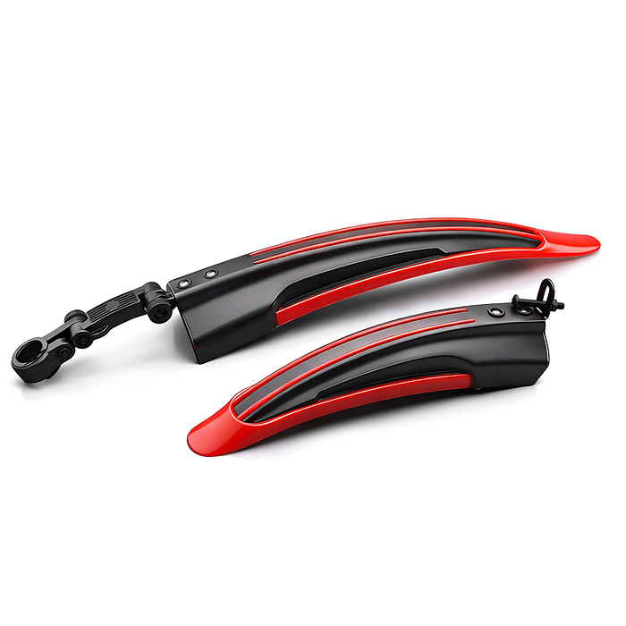 Набор крыльев 12-20" Rocket 016-9, пластик, цвет красный