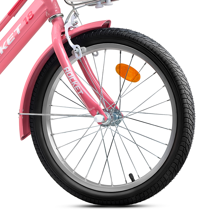 Велосипед 18" Rocket Emma, цвет розовый