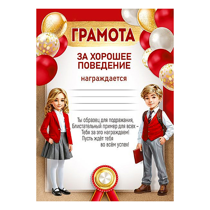 Грамота за хорошее поведение