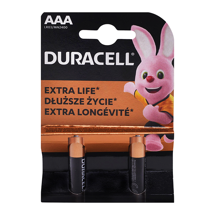 Батарейки алкалиновые DURACELL BASIC NEW LR03 BL2 Батарейки алкалиновые DURACELL BASIC NEW LR03 BL2