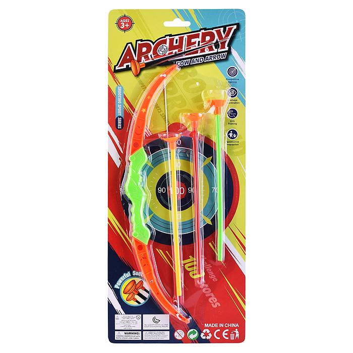 Набор лук 138-3 "Сердце лучника" на листе