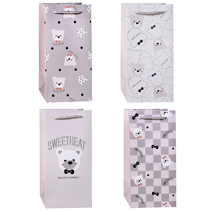 Пакет подарочный 00-7740 "Веселье в упаковке" 24,5*12*10см.