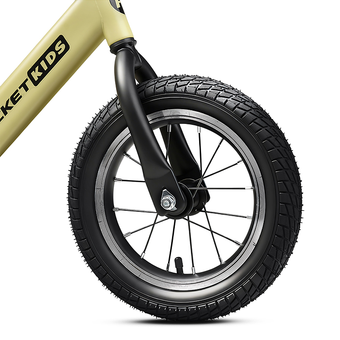 Беговел 12" Rocket, колеса надувные, цвет песочный.