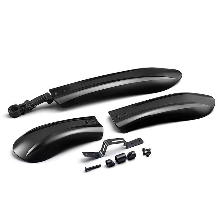 Набор крыльев 26-29" Rocket 062-3 FAT, пластик, цвет черный