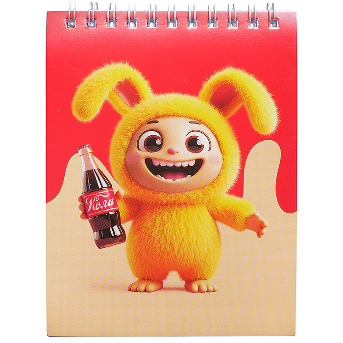 Блокноты А6 60л "Улыбашки.1" гребень