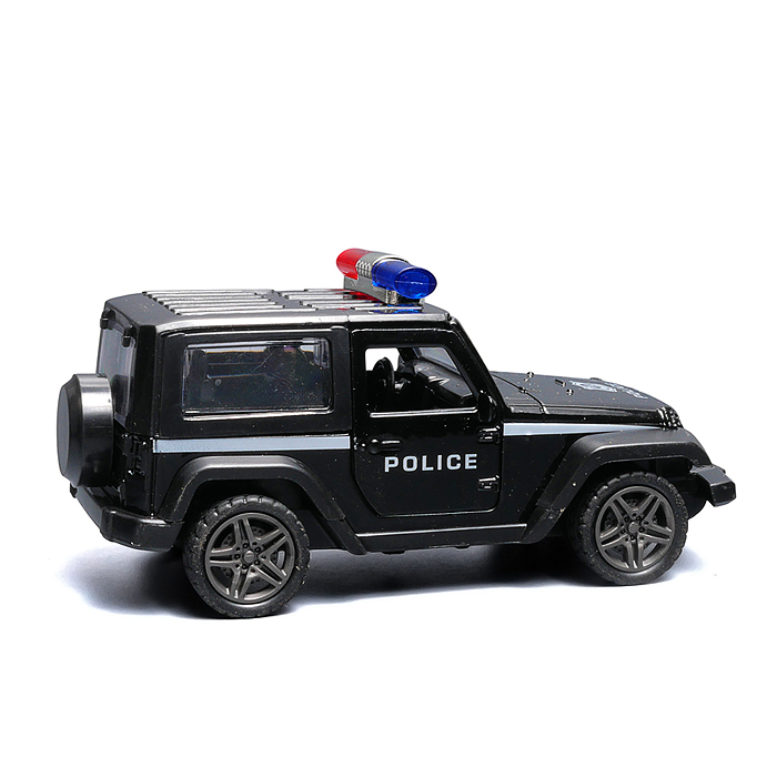 Полицейская инерционная машинка вид А die-cast , 1:32