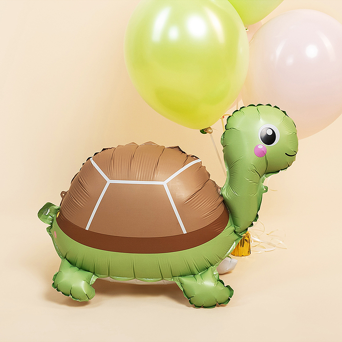 Шар (28''/71 см) Фигура 3D, Черепашка, 1 шт. в уп.