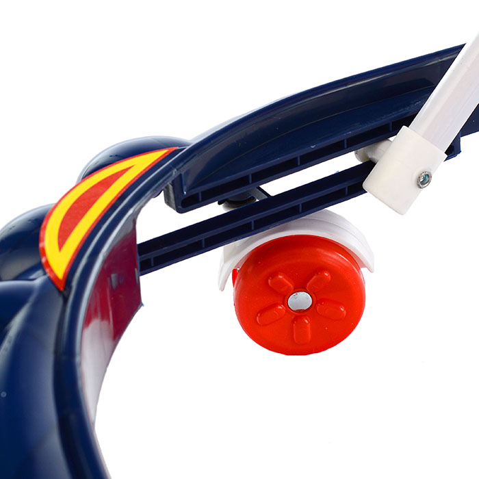 Ходунки 906-2-4 с рулем (свет,звук) синий-красный, в пакете