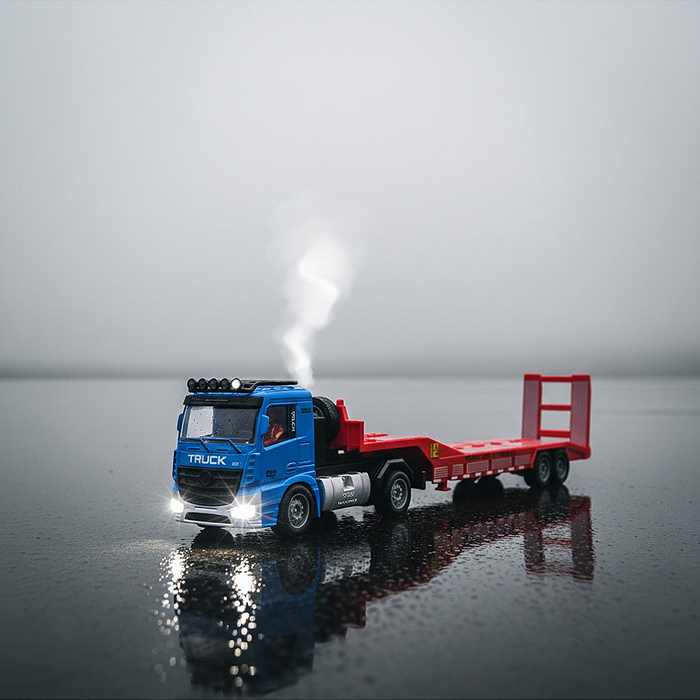 Машина 689-962 "Перевозчик" 1:20,  р/у, 27 MHz, (USB) в коробке