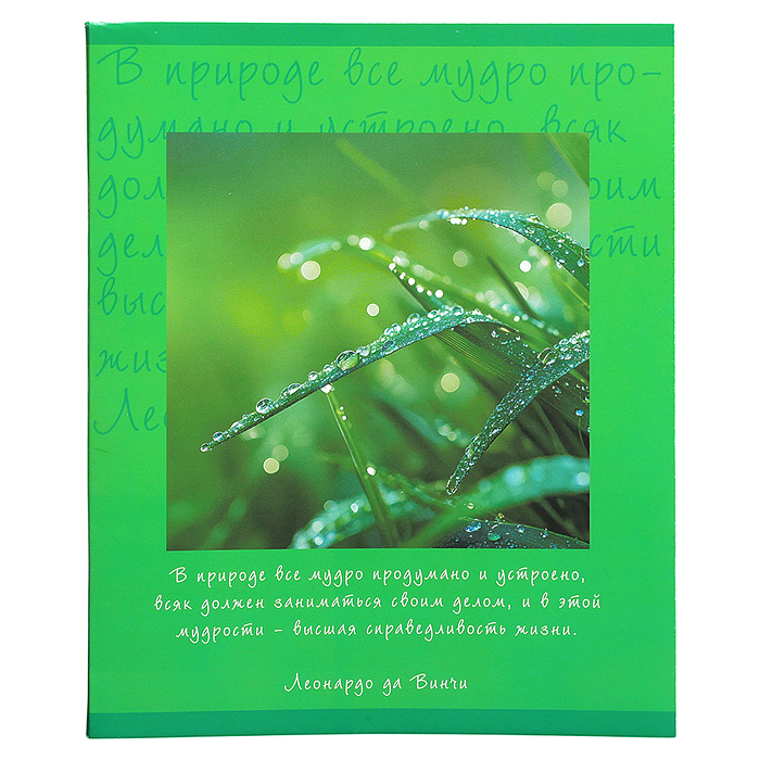 Тетрадь 48л. клетка "Природная красота" А5 скрепка