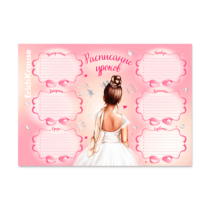 Расписание уроков "Pointes" А4