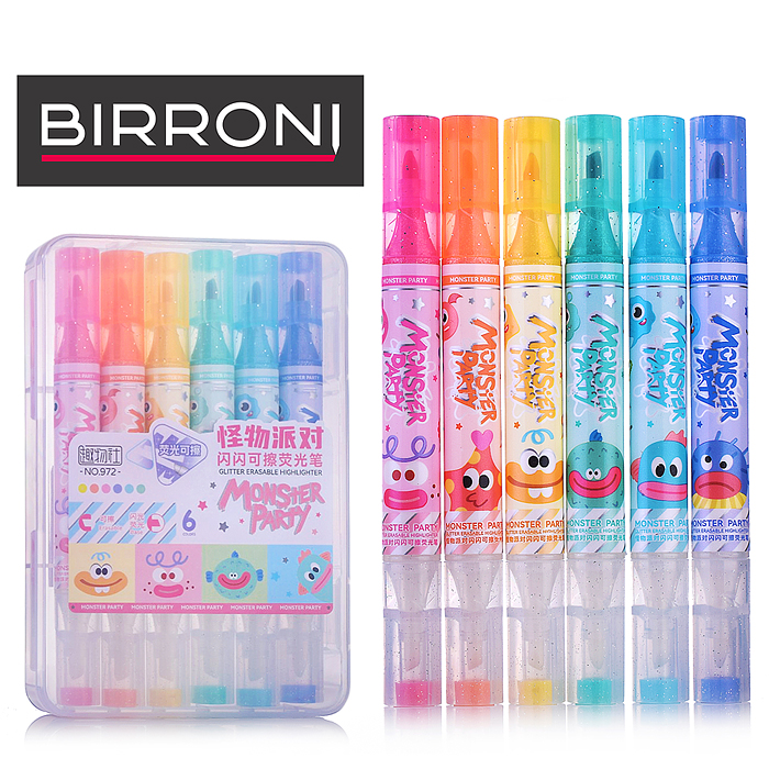 Набор фломастеров  ПИШИ - СТИРАЙ  6  пастельных  цветов в пенале с европодвесом 