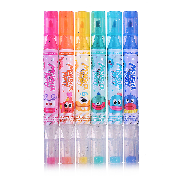 Набор фломастеров  ПИШИ - СТИРАЙ  6  пастельных  цветов в пенале с европодвесом 