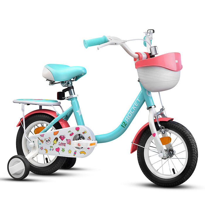 Велосипед 12" Rocket Bella, цвет бирюзовый