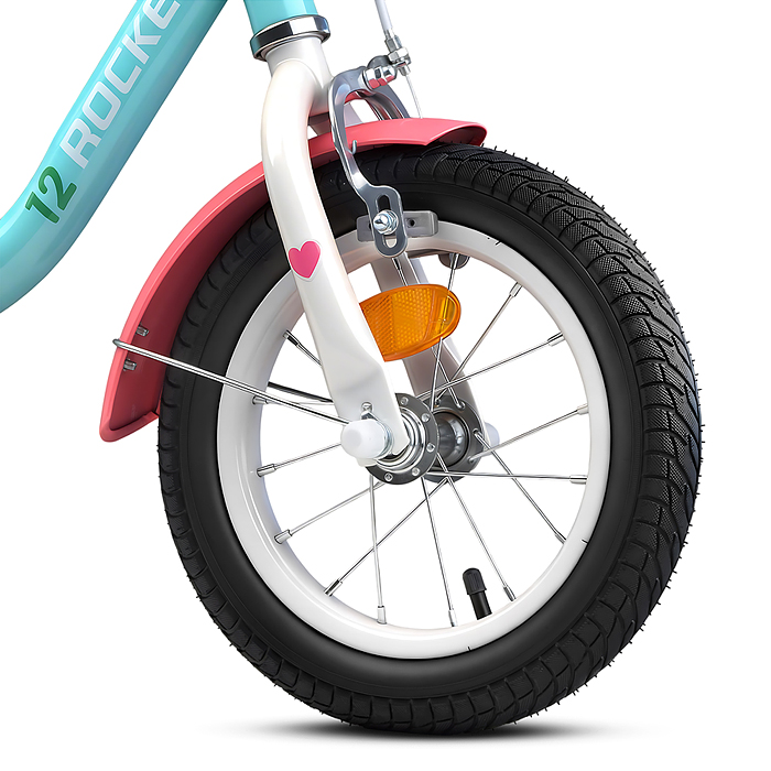 Велосипед 12" Rocket Bella, цвет бирюзовый
