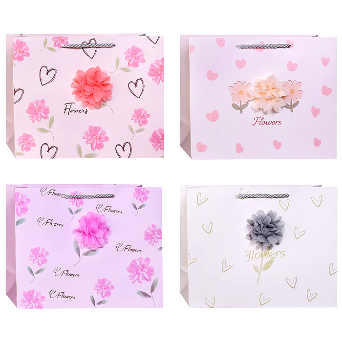 Пакет подарочный 00-7739 "Волшебный свёрток" 24,5*19,5*10см.