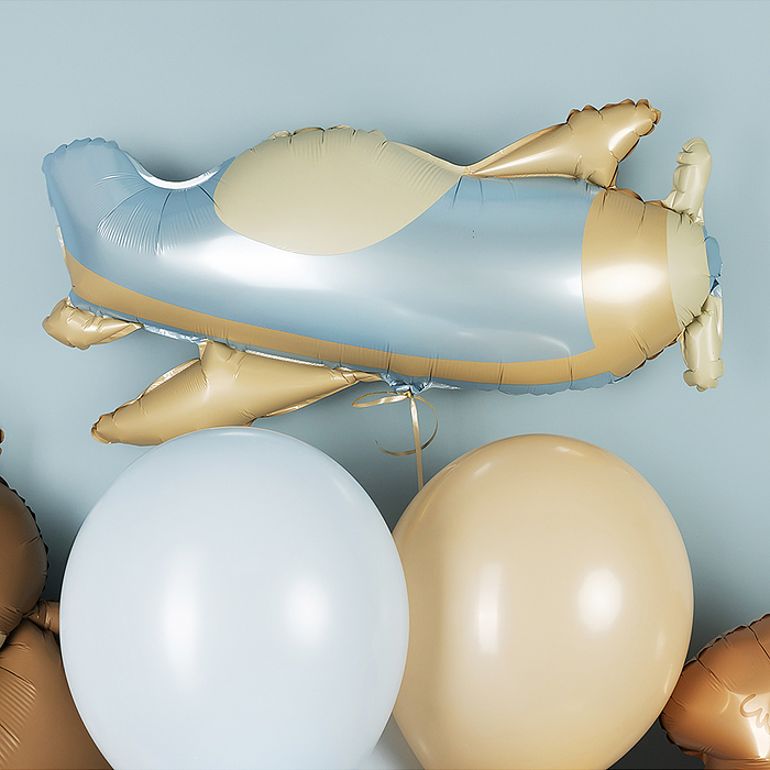 Шар (31''/79 см) Фигура, Самолет, Сатин, 1 шт. в уп.