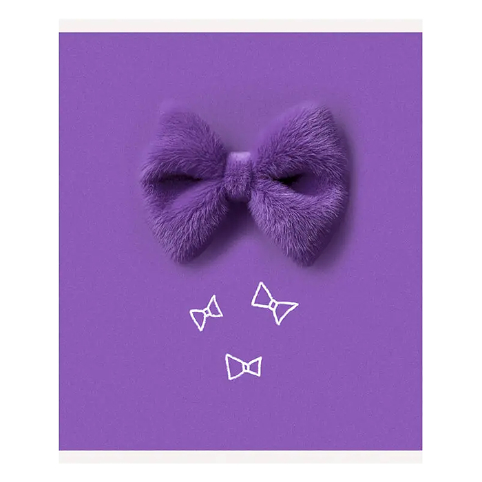 Тетрадь 96л. клетка "Fuzzy Dreams" А5 скрепка