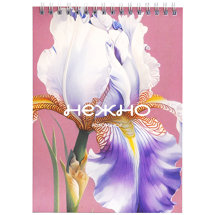 Блокноты А5 60л. "Цветение.1" гребень