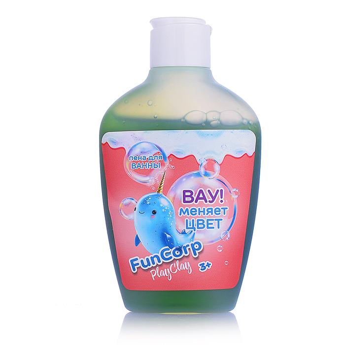 Пена для ванны, меняющая цвет, из зеленого в синий, 125 мл