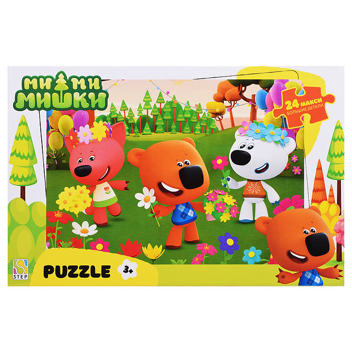 Пазлы maxi 24 "Ми-ми-мишки" (0+ Медиа)