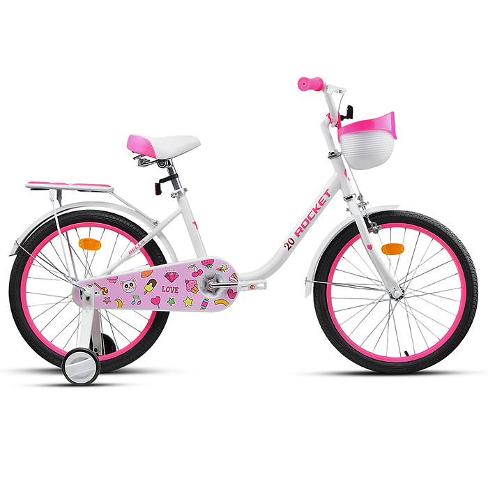 Велосипед 20" Rocket Bella, цвет белый
