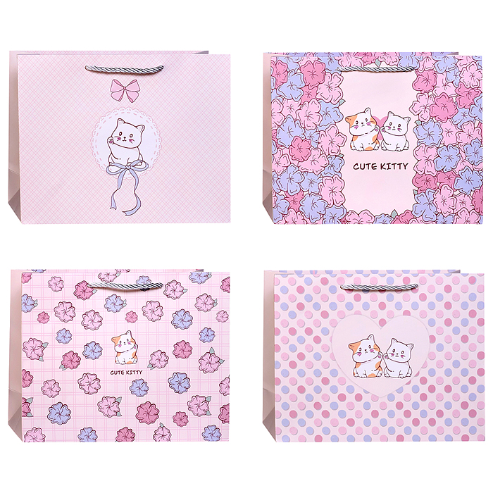 Пакет подарочный 00-7738 "Подарочная феерия" 24,5*19,5*10см.