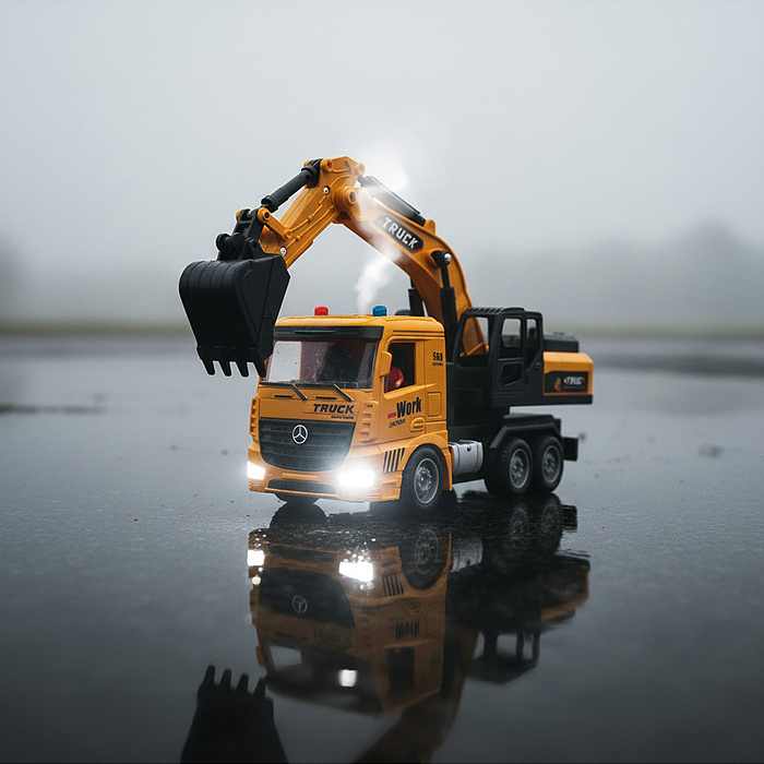 Машина 689-963 "Бортовой автомобиль" 1:20,  р/у, 27 MHz, (USB) в коробке