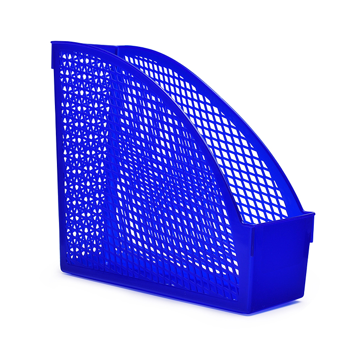 Вертикальный накопитель "Simple" размер 10x25x27 см, непрозрачный синий