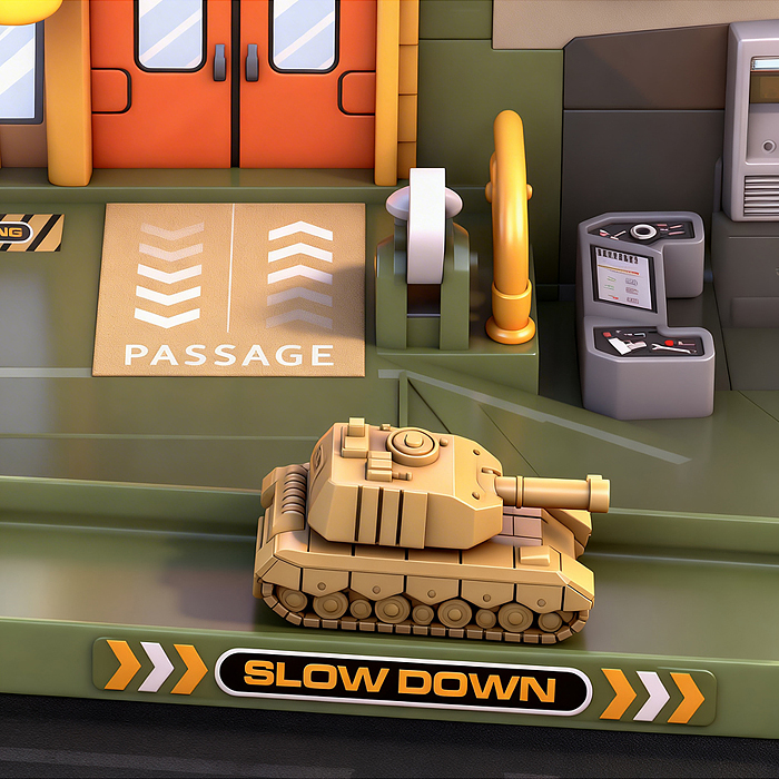 Парковка ZX-027A "Игровой паркинг" (свет, звук, 3 металл машины, самолет) в коробке