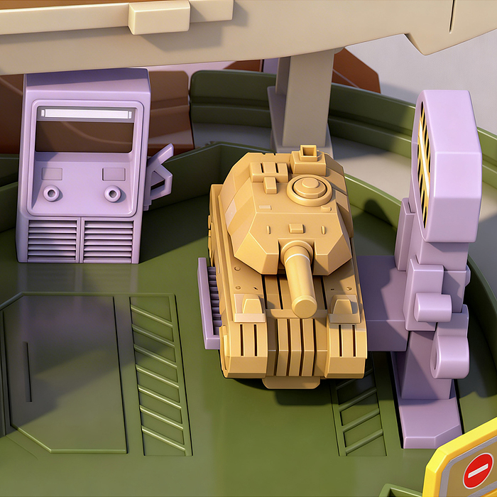 Парковка ZX-027A "Игровой паркинг" (свет, звук, 3 металл машины, самолет) в коробке