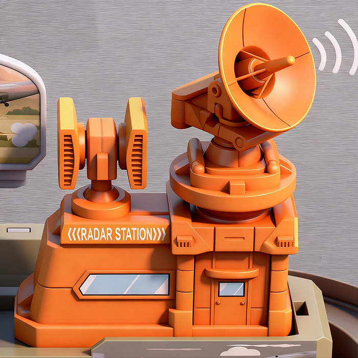 Парковка ZX-027A "Игровой паркинг" (свет, звук, 3 металл машины, самолет) в коробке