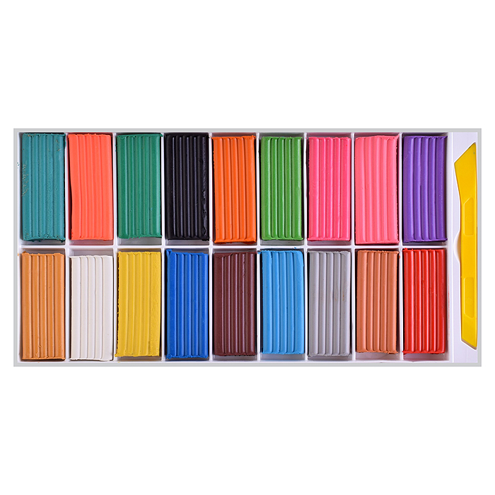 Пластилин детский повышенной мягкости, 18 цв.