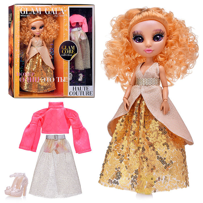 Модная кукла Glam Core, Рири Glam Gala, 27 см