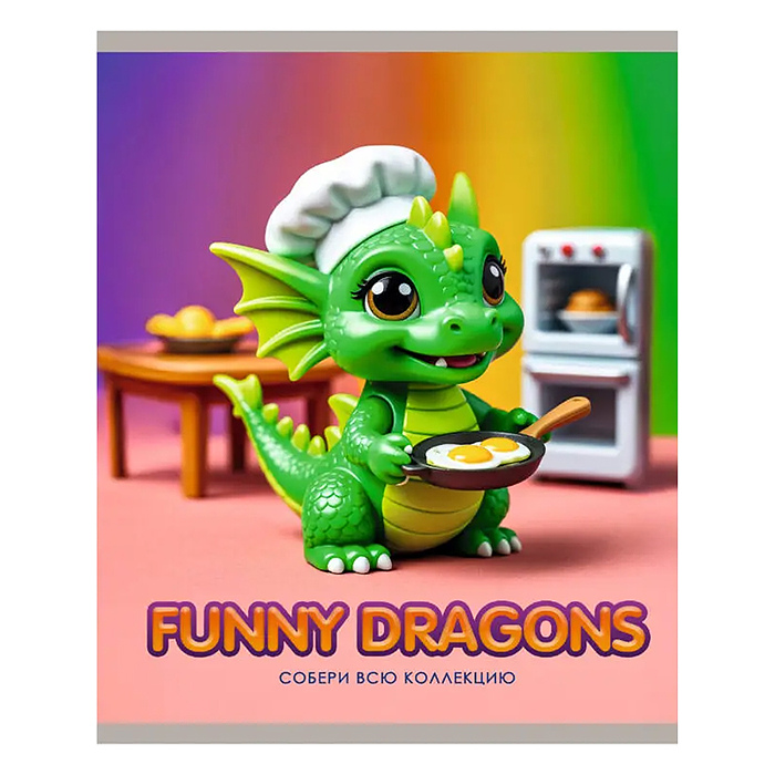 Тетрадь 48л. клетка "Собери коллекцию" А5 скрепка