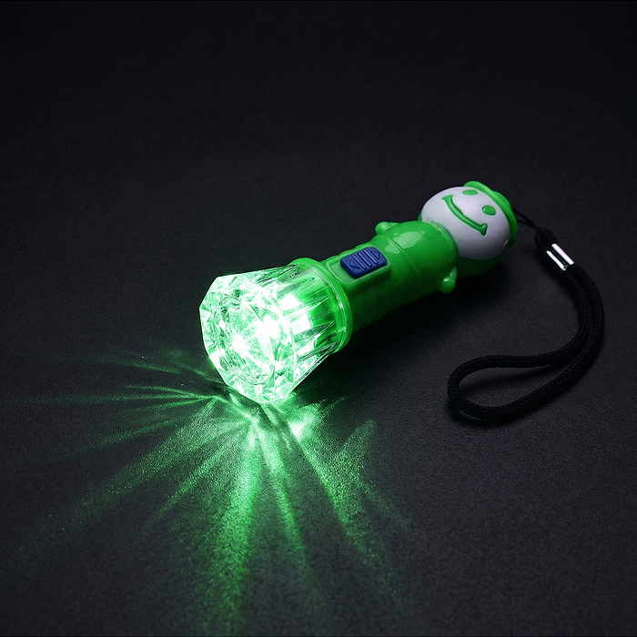 Фонарик 00-8376 "Смайлик-лампочка" в коробке