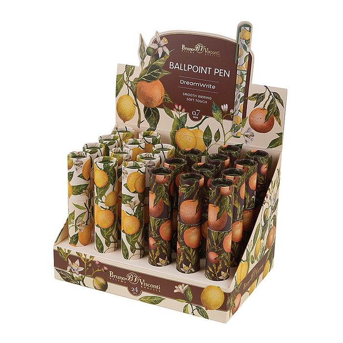 Ручка "Dreamwrite. Flora. Paradise" шариковая 0.7 мм, синяя, в подарочной тубе