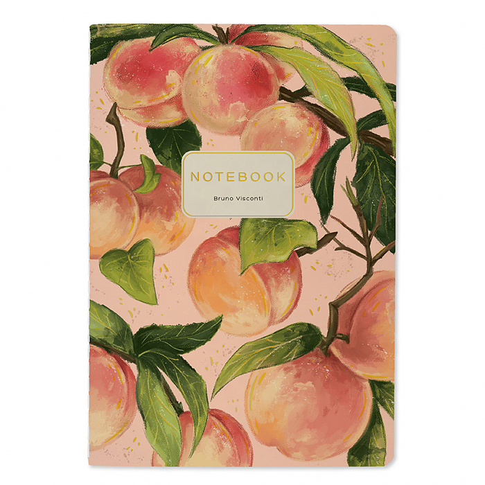 Тетрадь 40л. клетка "Flora. Paradise. Персики" А5
