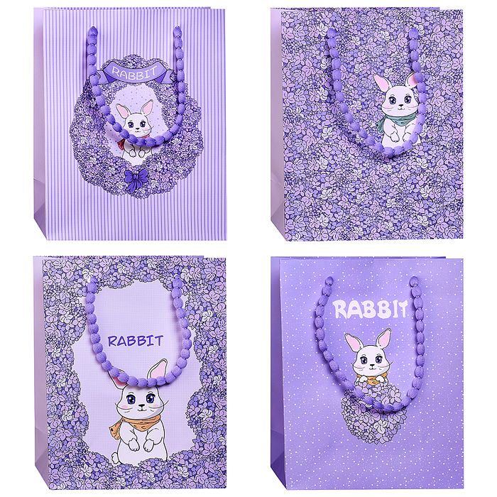 Пакет подарочный 00-7732 "Искренний подарок" 24,5*19,5*9,5 см.