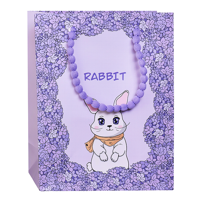 Пакет подарочный 00-7732 "Искренний подарок" 24,5*19,5*9,5 см.