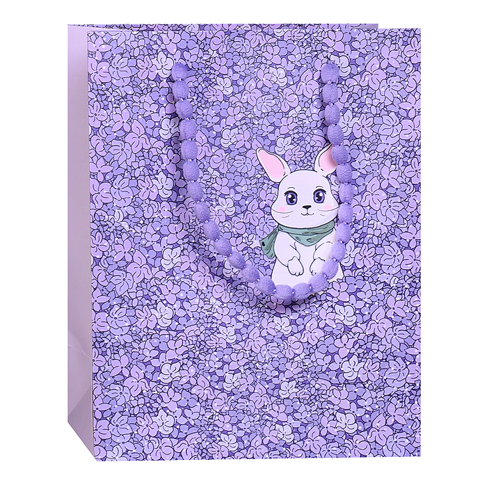 Пакет подарочный 00-7732 "Искренний подарок" 24,5*19,5*9,5 см.