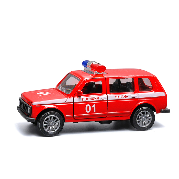 Пожарная охрана инерционная машинка вид В die-cast , 1:32