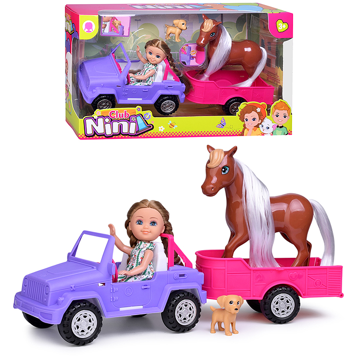 Кукла с аксессуарами 57879 "Мария с лошадкой" в коробке