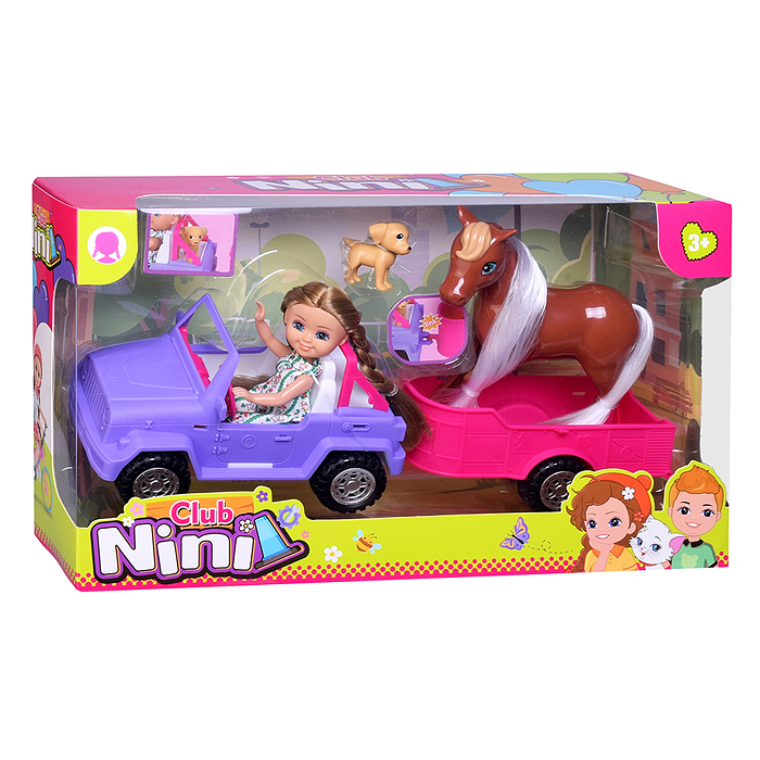 Кукла с аксессуарами 57879 "Мария с лошадкой" в коробке