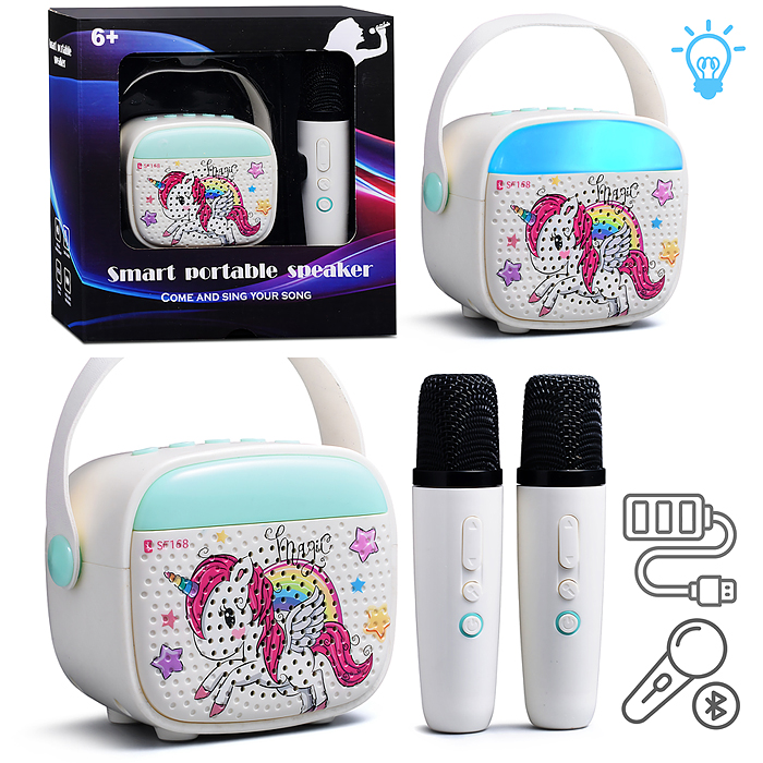 Караоке - центр игрушечный 1689-2 "Стань звездой" в коробке