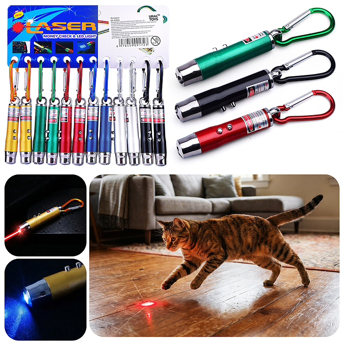 Фонарик 00-8368 "Лазер-указка2" в пакете