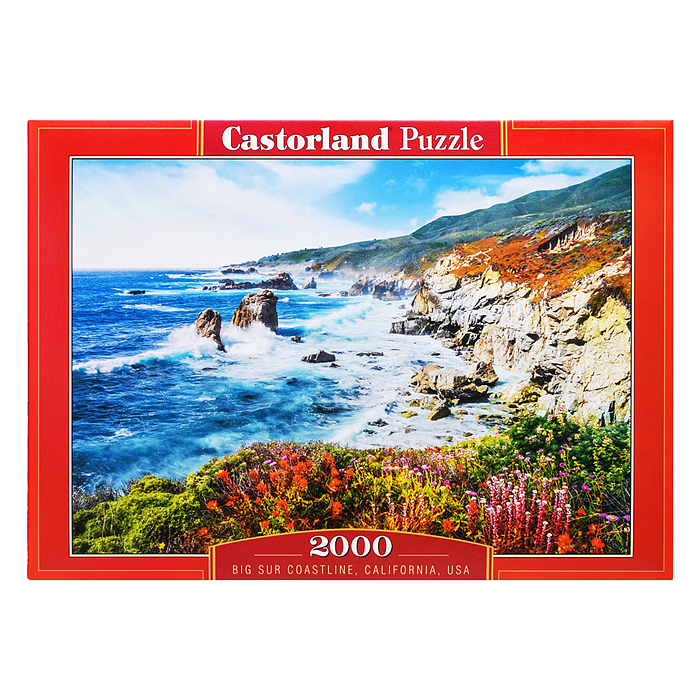 Пазлы 2000 "Побережье Биг-Сур, Калифорния"